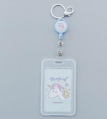 5 PCS Transparent ID Badge Case Card Holder(One Cat)