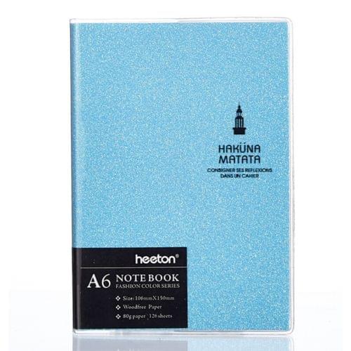 Creative Simple Design Colorful Fashion Gum Cover A6 Diary Notebook (Blue)