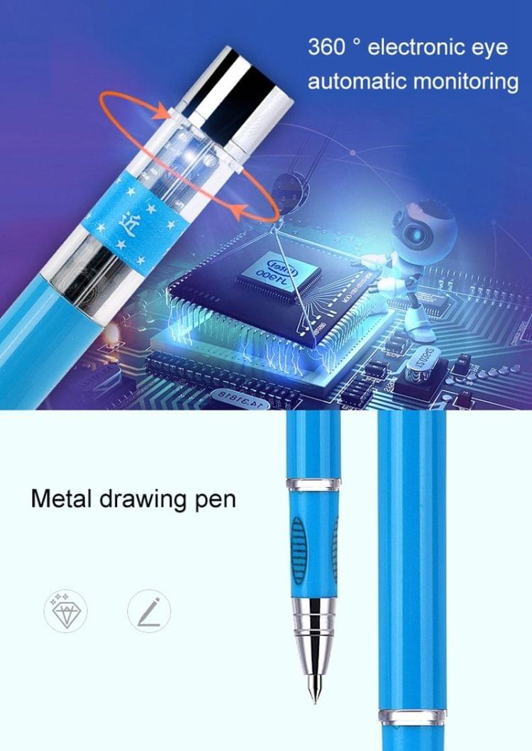 Students Multifunctional Intelligent Sitting Posture Correction Myopia Prevention Pen without Refill (Blue)