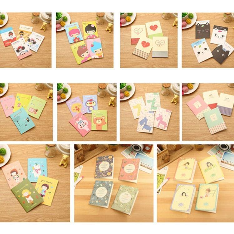 20 PCS Student Creative Cute Cartoon Diary Copy Notebook