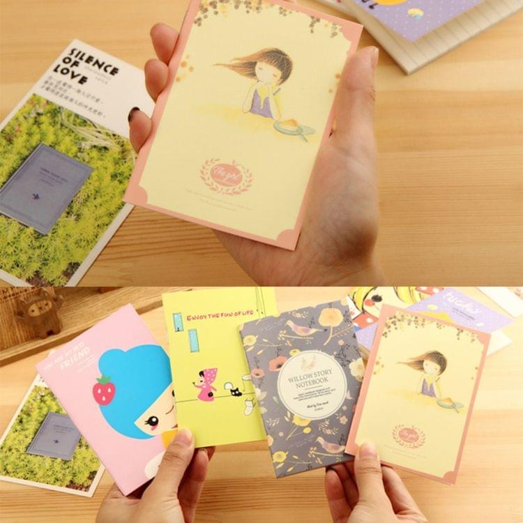 20 PCS Student Creative Cute Cartoon Diary Copy Notebook