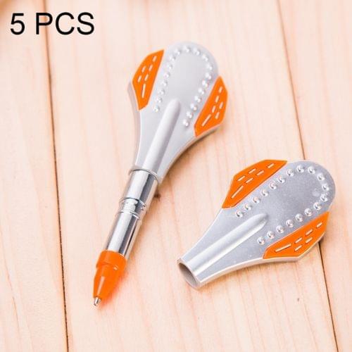 5 PCS Japanese Style Creative Stationery Mini Skateboard Shape Ballpoint Pen Stationery Office Supplies,Random Color Delivery