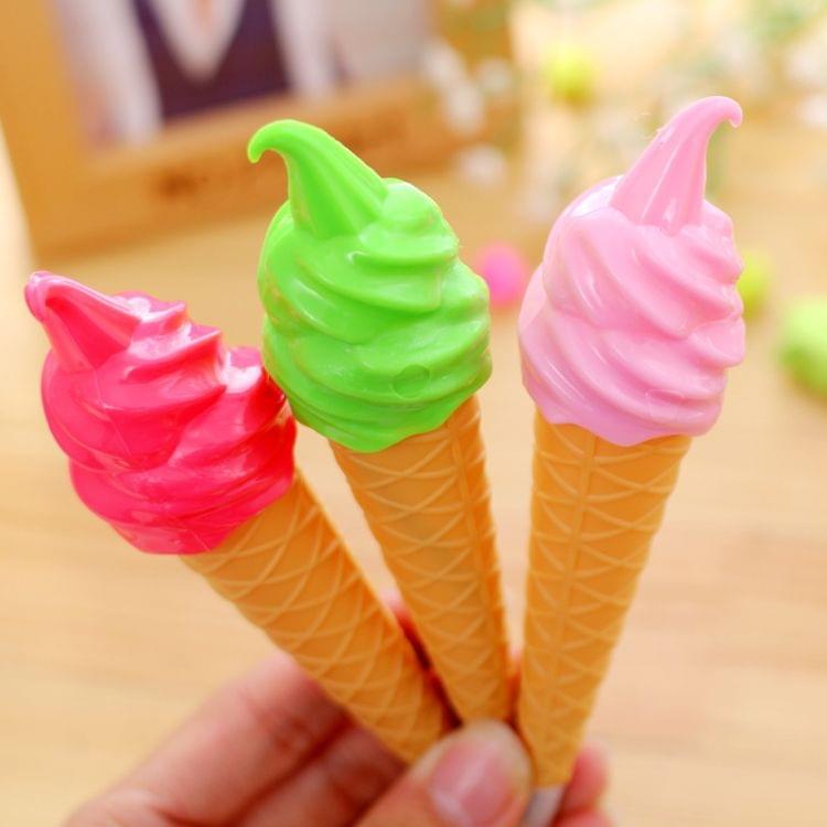 3 PCS Ice Cream Ballpoint Pens Office and School Kids Children Students Ball pen Stationery Random Color Delivery