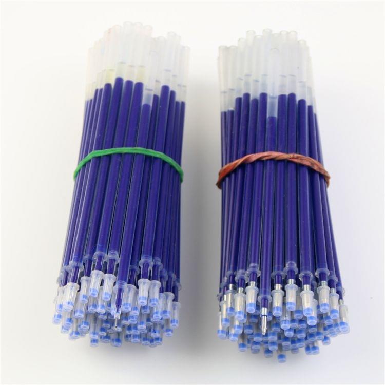 100 PCS Neutral Ink Gel Pen Pen Refill 0.38mm Bullet Refill(Needle Tip Of Blue)