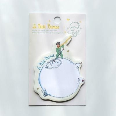 Cartoon Little Prince Pattern Memo Pad Paper Sticky Notes Planner Sticker Paste Stationery(White)
