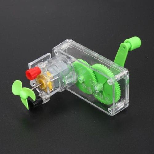 Detachable DIY Hand Crank Generator Teaching Equipment for Student Physics Experiments