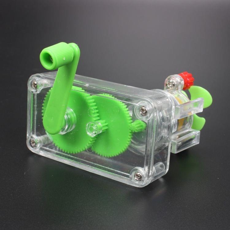 Detachable DIY Hand Crank Generator Teaching Equipment for Student Physics Experiments