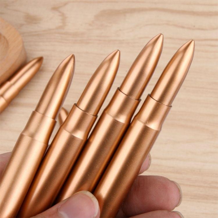 5 PCS Creative Plastic Bullet Shape Ballpoint Pen Students School Unique Writing Ball Pens Stationery Office Supplies