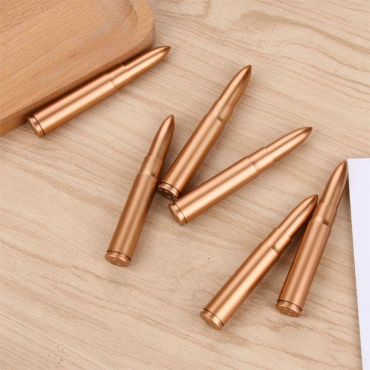 5 PCS Creative Plastic Bullet Shape Ballpoint Pen Students School Unique Writing Ball Pens Stationery Office Supplies