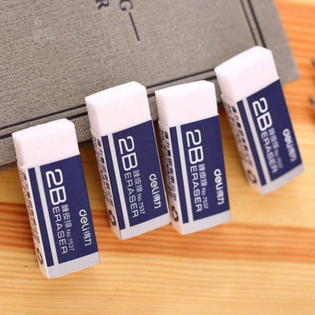 5 PCS 2B Pencil Advanced Sketch Drawing Eraser School Office Supplies Student Stationery