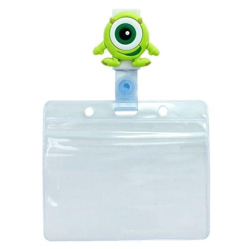 3PCS Monster University Transparent Retractable Badge ID Card Clip Badge Lanyard Card Holder 4