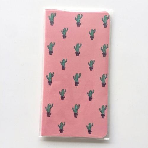 2 PCS 24 Sheets Animals Plants School Office Supply Student Stationery Notepad(Cactus)