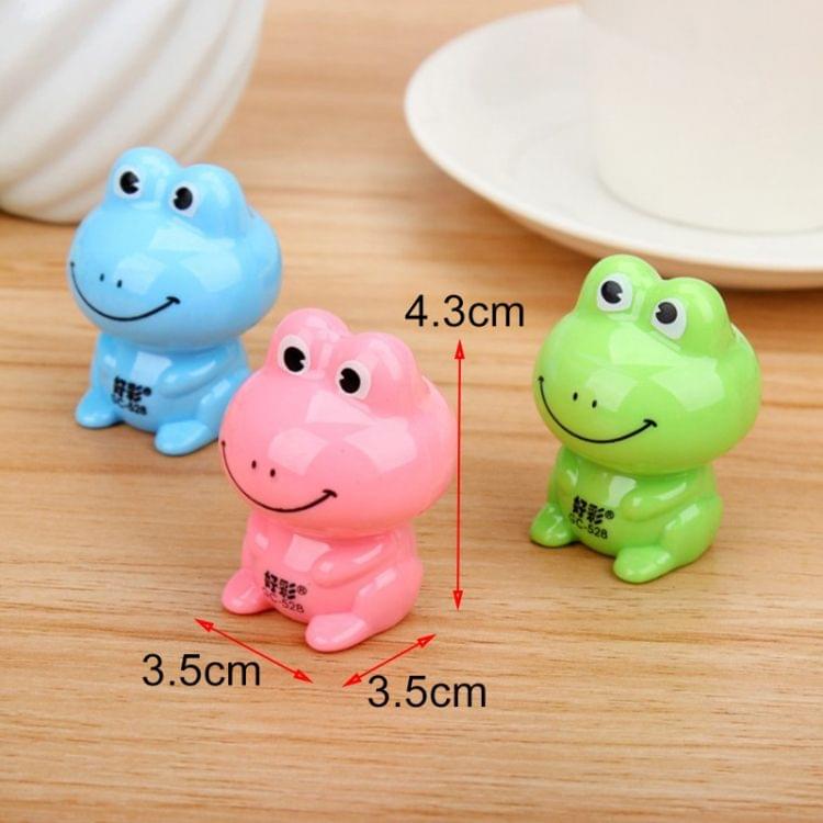 Kawaii Frog Shape Pencil Sharpener Cutter Knife Gift Student Stationery, Random Color