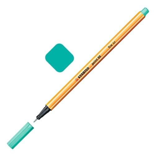 0.4mm Marker Pen Slim Plastic Hook Line Pen Watercolor Sketch Drawing School Art Supplies( Ice green)
