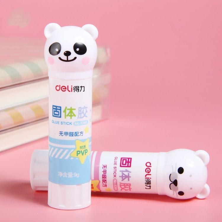 Animals Shape Solid Glue Stick High Viscosity School Supplies Students Children, Random Color Delivery(White)