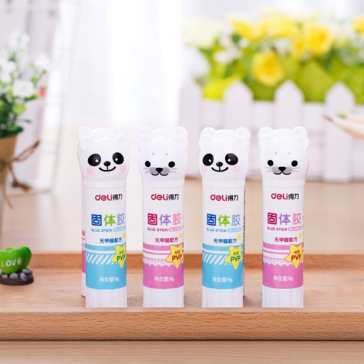 Animals Shape Solid Glue Stick High Viscosity School Supplies Students Children, Random Color Delivery(White)