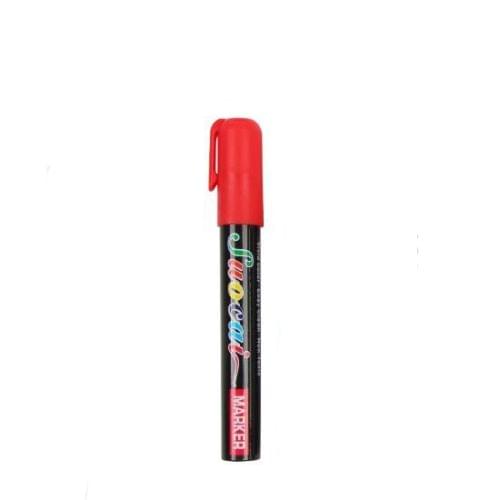 Highlighter Chalk Marker Pens For School Art Painting Pen(Red 3mm)