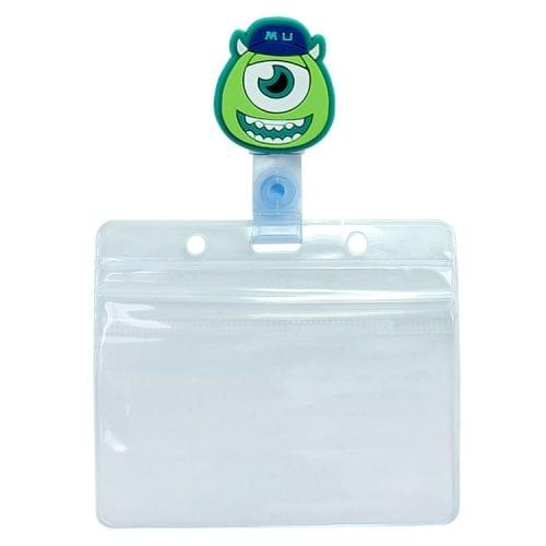 3PCS Monster University Transparent Retractable Badge ID Card Clip Badge Lanyard Card Holder 3