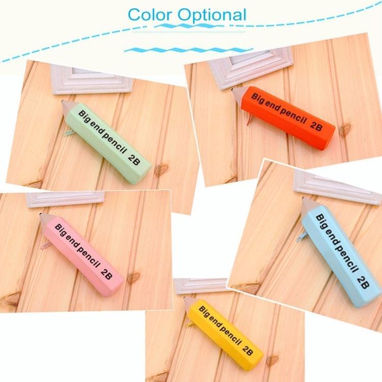 Creative Pencil Shape Stationery Candy Color Pencil Case Multifunctional Silicone Pencil Box, Random Color Delivery