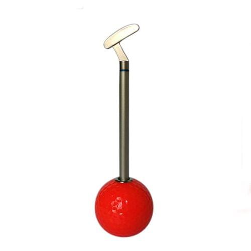 Golf Club Shape Ballpoint Pens, Push Rod Head (Orange)