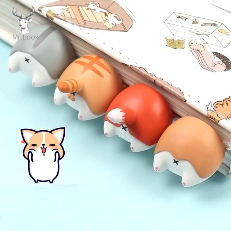 2 PCS Lovely Cartoon Animals Ass Bookmarks(Hamster)