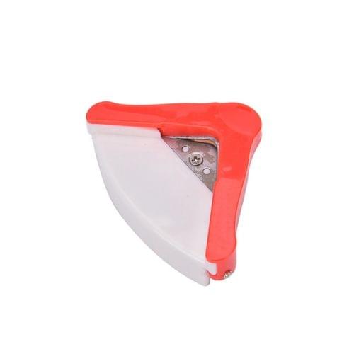 Angle Trimmer Rounder Round Cut Punch Card Corner Scrapebooking Cutter Tool Paper Puncher DIY Clipper Office Stationery(Red)