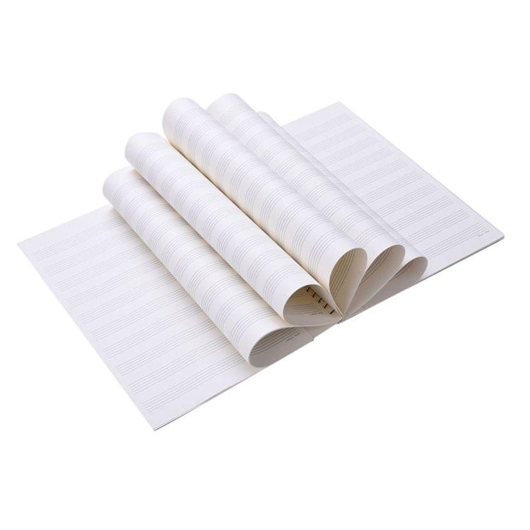 8109897 50 Pages Music Sheet Spiral Notebook Stave Notebook Staff Manuscript Paper Exercise Book