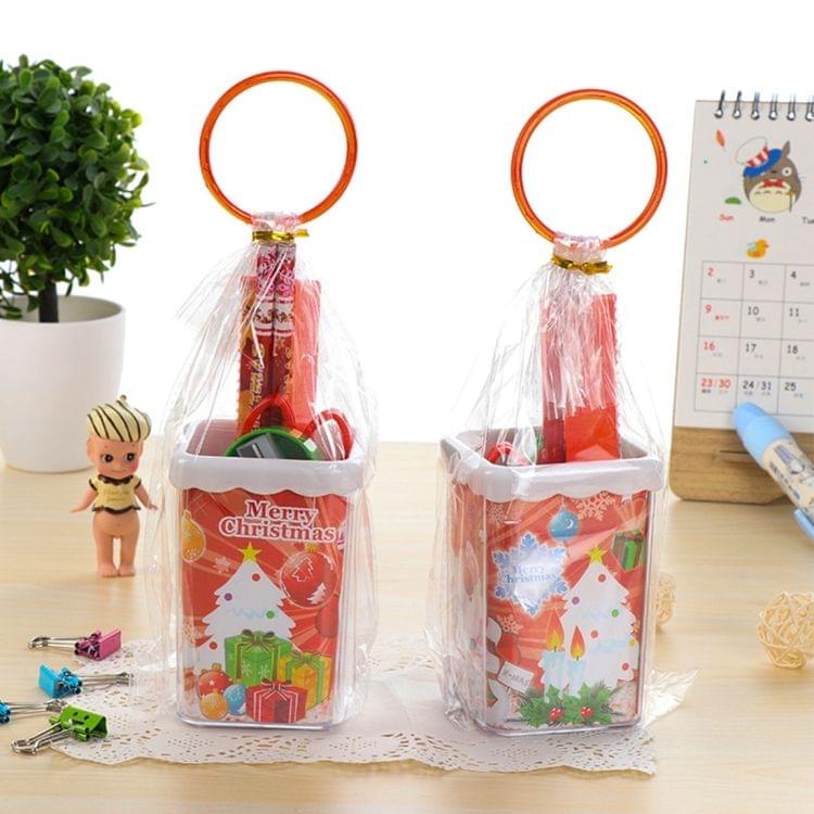 Creative Stationery Christmas Gift Children Stationery Set Pen Container Storage Box Student Stationery