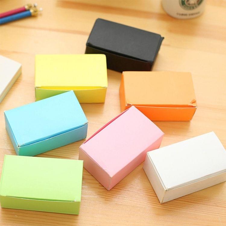 5 Boxes (About 90 PCS in One Box) Blank DIY Greeting Card Graffiti Rounded Small Card Blank Small Handwritten Paper Card Message Word Card(Orange)