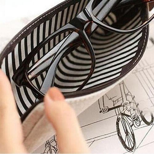 Retro Canvas Makeup Bag Cosmetic Case Coin Pouch Zipper Bag Purse Stationery Pen Bag(Bicycle)