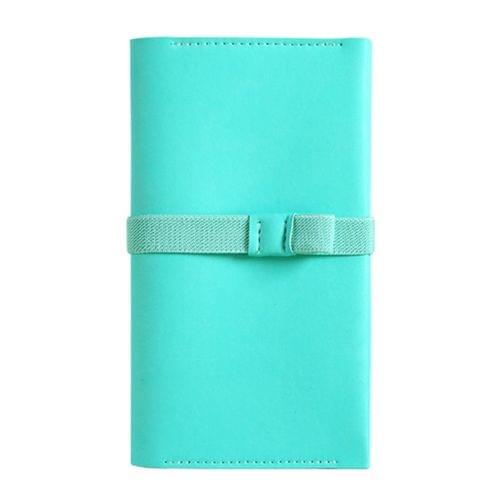 Original Carry on Notebook SIM Portable Traveler Notebook School Office Supplies Standard Style, Size:22.2*11.5cm (Green)