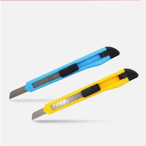 Snap Off Blade Cutter Knife Paper Student Office Stationery Art Opener(Blue)