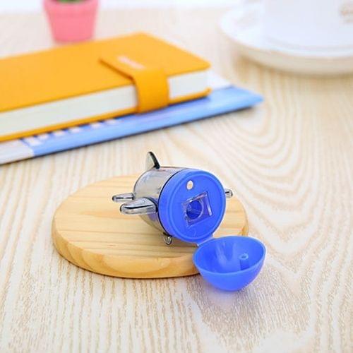 3 PCS Creative Cute Small Aircraft Style Pencil Sharpeners Mechanical Machine School Stationery Office Supplies, Random Color Delivery