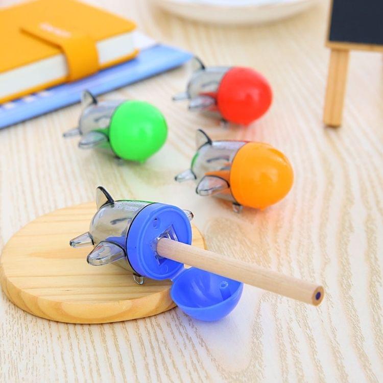 3 PCS Creative Cute Small Aircraft Style Pencil Sharpeners Mechanical Machine School Stationery Office Supplies, Random Color Delivery