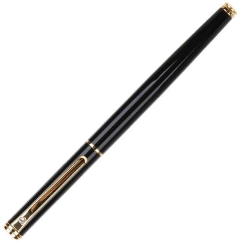 Deli Metal Ink Fountain Pen School Office Supplies Stationery(Black)