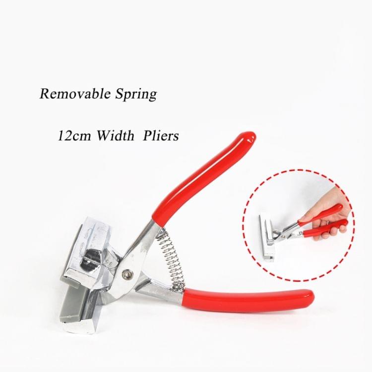 Oil Painting Plier Red Grasp Stretch Tighten Canvas Clamp Plier, Size: 12cm