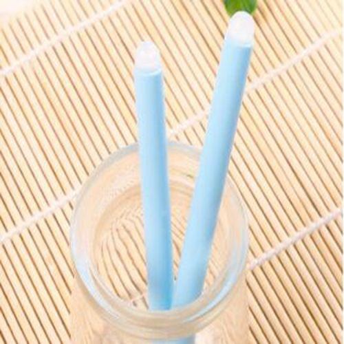 A2598 100 PCS Erasable Pen Special Rubber Stick Student Stationery Gifts Office Supplies(Light Blue)