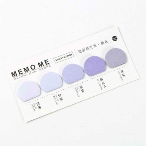 Round Shape Various Colorful Self-Adhesive N Times Memo Pad Sticky Notes Bookmark School Office Stationery Supply(C113-Mint)