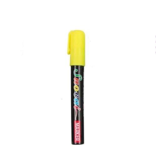 Highlighter Chalk Marker Pens For School Art Painting Pen(Yellow 3mm)