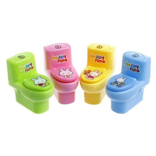 Creative Pencil Sharpener New Learning Modeling Toilet Toilet Pencil Sharpener Pencil Knife, Random Color