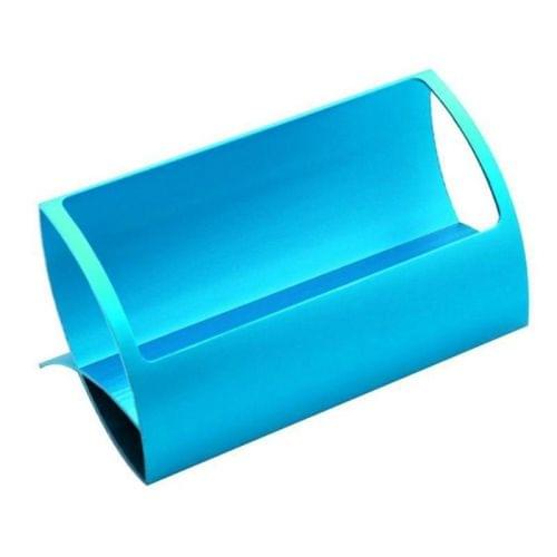 Creative Metal Card Holders Note Holders for Office Display Desk Business Card Holders Desk Accessories Stand Clip(Blue)