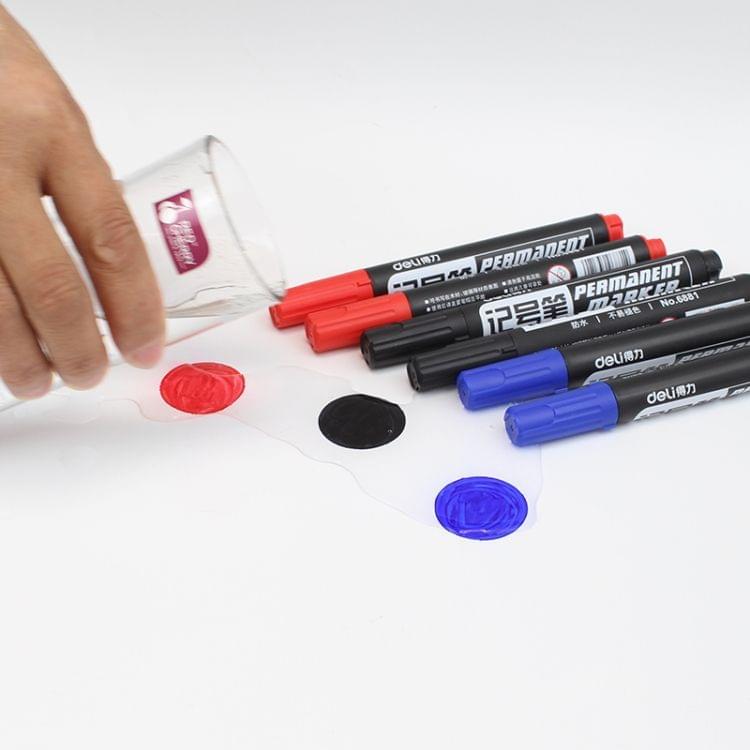 2 PCS Permanent Oil-Ink Mark Pens Stationery School & Office Supplies CD Marker Pen(Red )