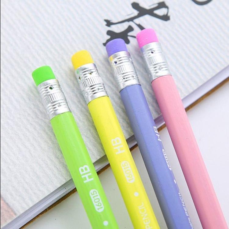 Cute Candy Color Animals HB Pencil Children Writing Sketching Graffiti Pens School Office Supply(Green Rabbit)