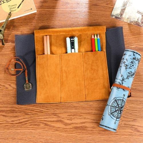 Simple Style Creative Stationery Bag Pencil Bag(Baby Blue)