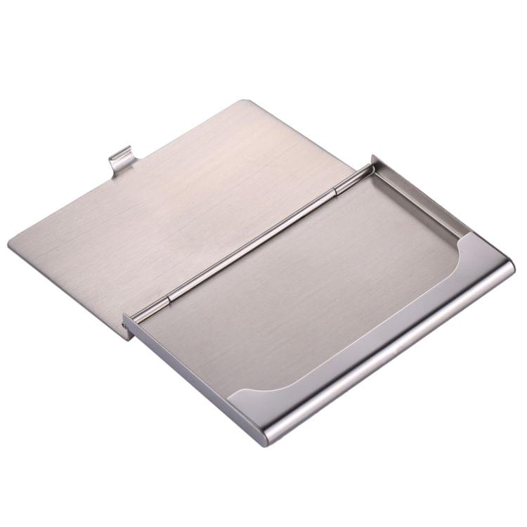 Portable Classic Metal Business Name Card Case Card Box, Size: 9.2*5.8*0.5cm