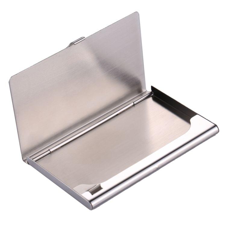 Portable Classic Metal Business Name Card Case Card Box, Size: 9.2*5.8*0.5cm