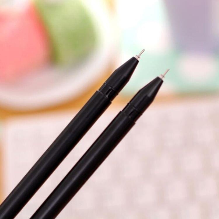 3 PCS Creative Stationery Little Devil 0.5mm Gel Pen Stationery(Gold eye)