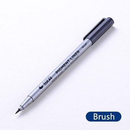 Micron Ink Marker Pen Black Fineliner Sketching Pens Brush