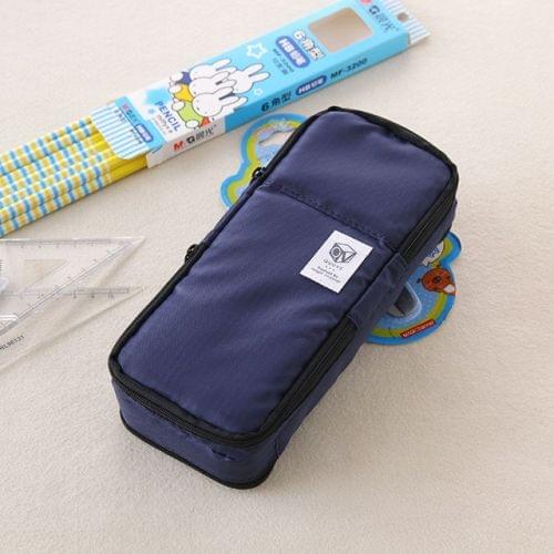 Multifunction School Pencil Case Bags Boys Large Capacity Pen Curtain Box Kids Gift(Blue)