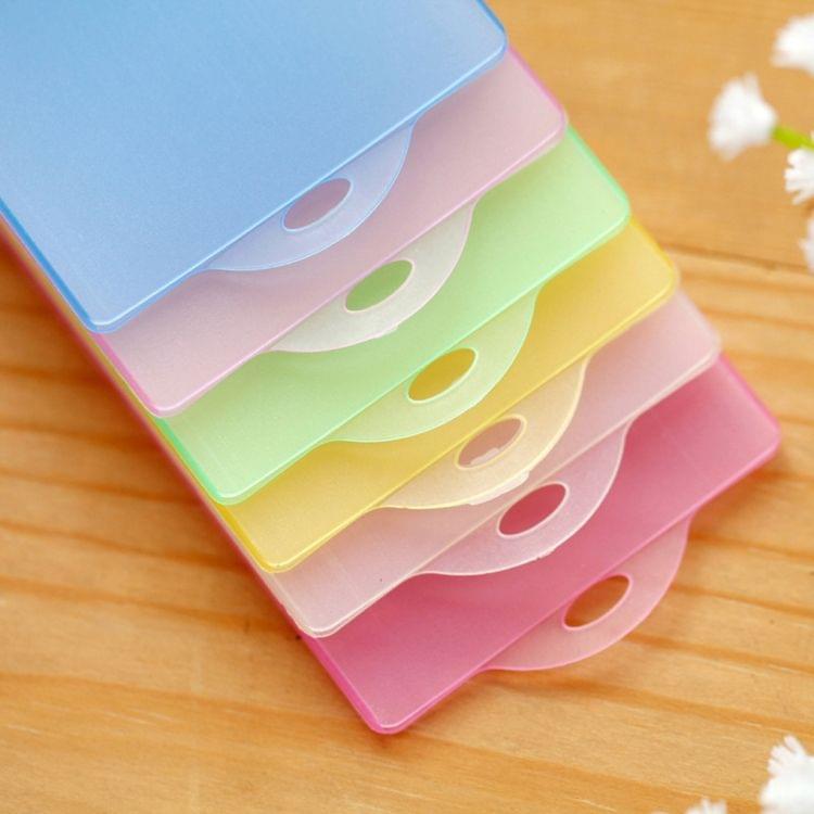 Card Holder Cover Slim PVC Transparent IC Card Bus Credit Card Cover Case Holder(White)